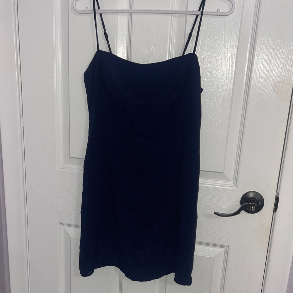 Wilfred Navy Textured Dress